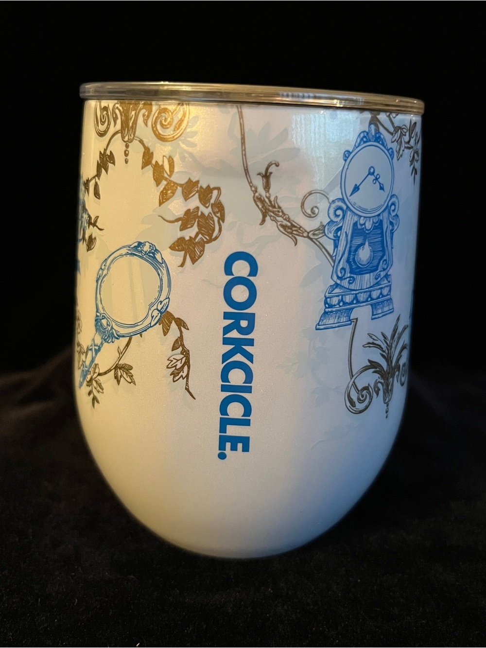 Corkcicle Disney Princess Belle Stemless Glass, 12 oz.